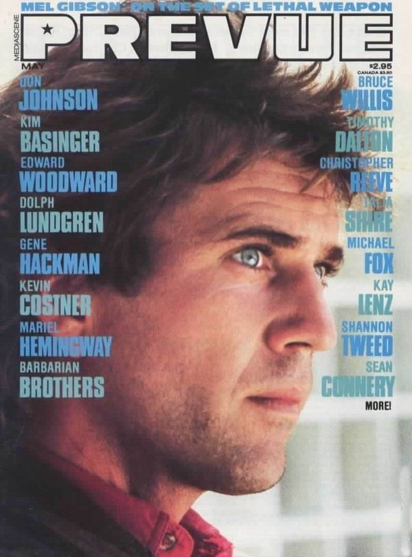 PREVUE magazine side cover Issue 68  1987