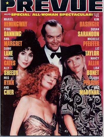PREVUE magazine side cover Issue 69 October 1987