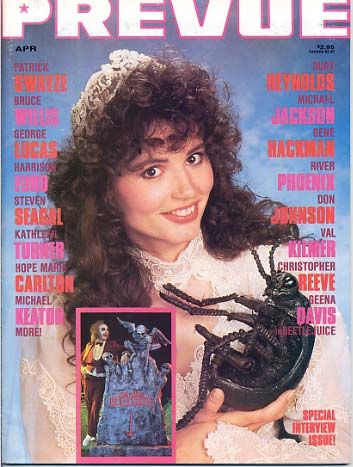 PREVUE magazine side cover Issue 71  1988