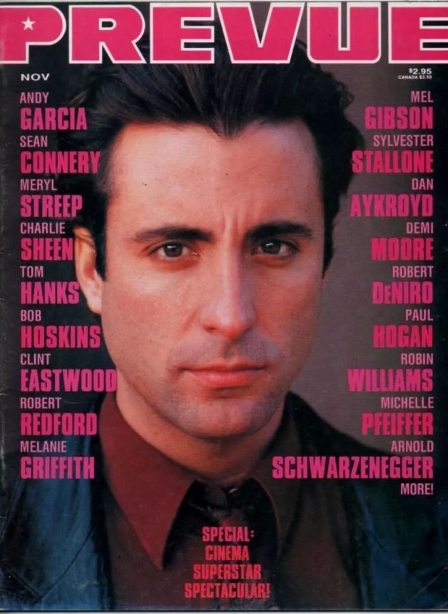PREVUE magazine side cover Issue 82 Dec.'90/January/February/March 1991
