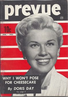 PREVUE (50s) magazine side cover  Vol 3 No  2  August 1953