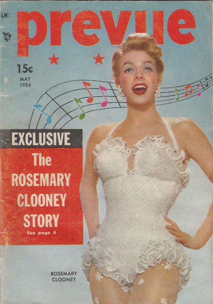 PREVUE (50s) magazine side cover  Vol 4 # 5  May 1954