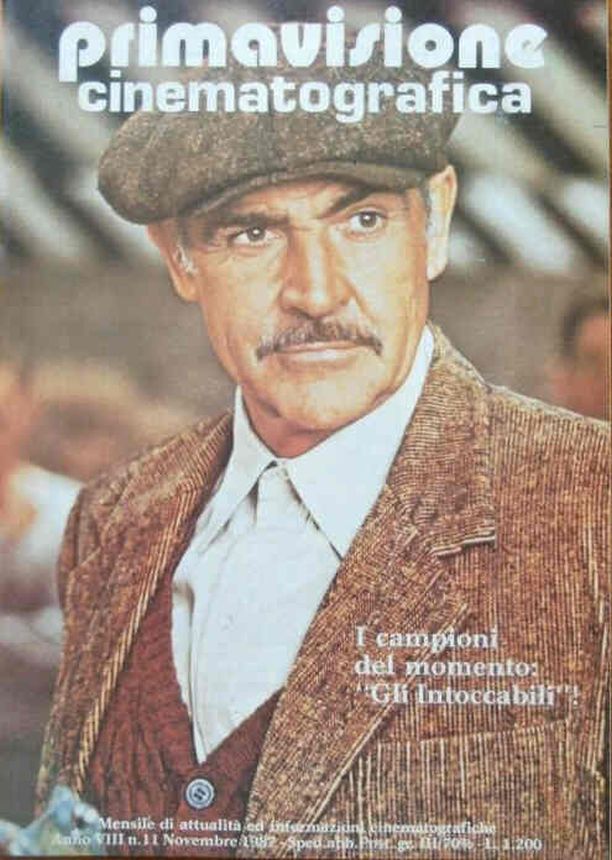 PRIMAVISIONE CINEMATOGRAFICA magazine side cover  November 1987
