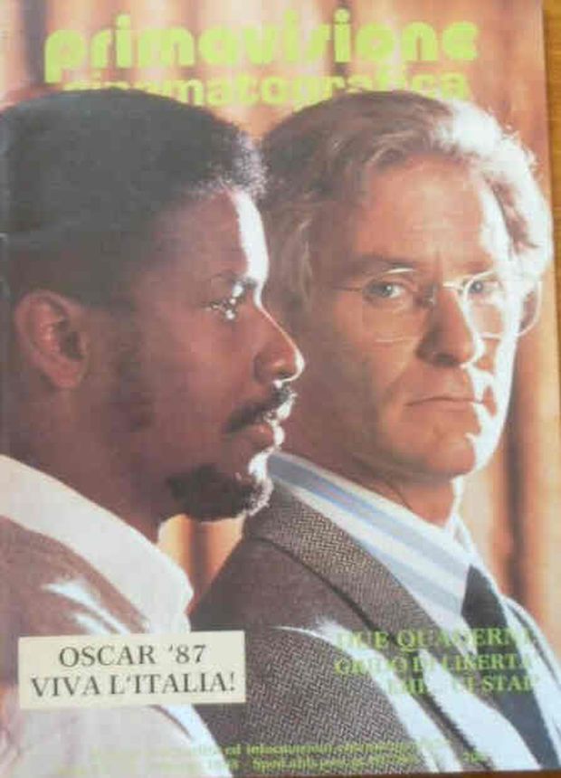 PRIMAVISIONE CINEMATOGRAFICA magazine side cover  March 1988