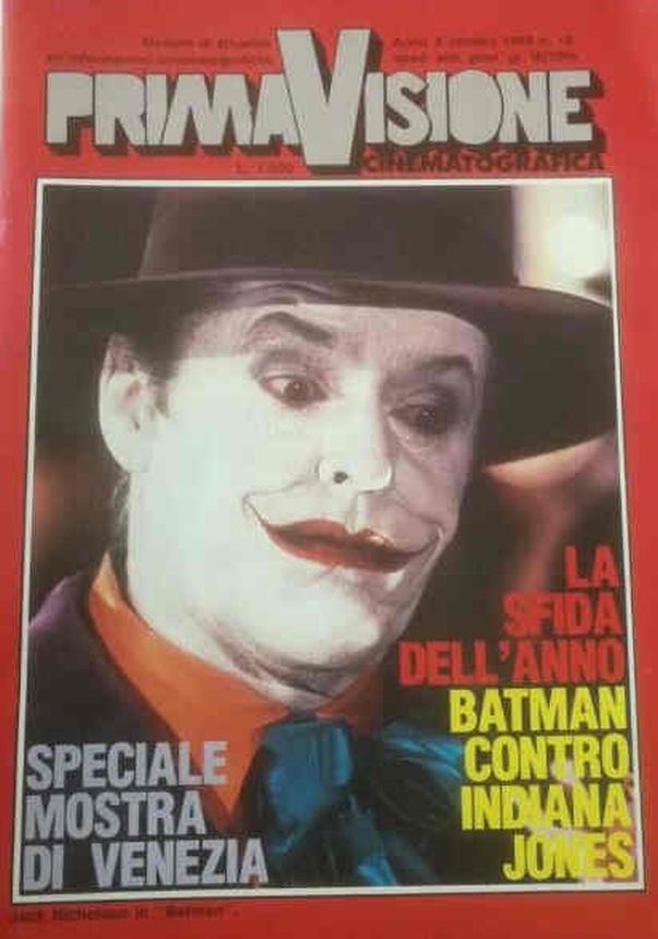 PRIMAVISIONE CINEMATOGRAFICA magazine side cover  October 1989