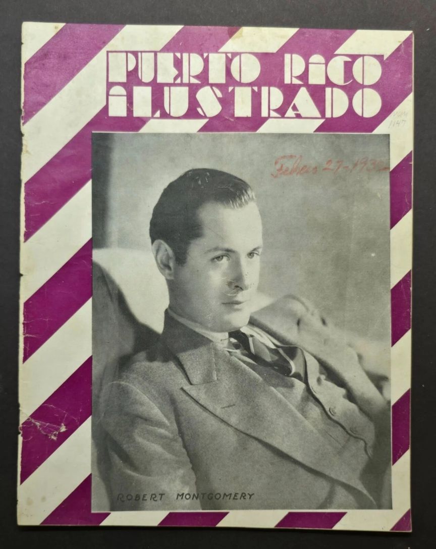 PUERTO RICO ILUSTRADO magazine side cover 27 February 1932
