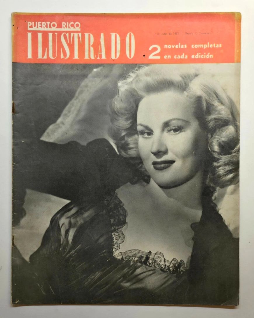 PUERTO RICO ILUSTRADO magazine side cover Issue 148 7 July 1951