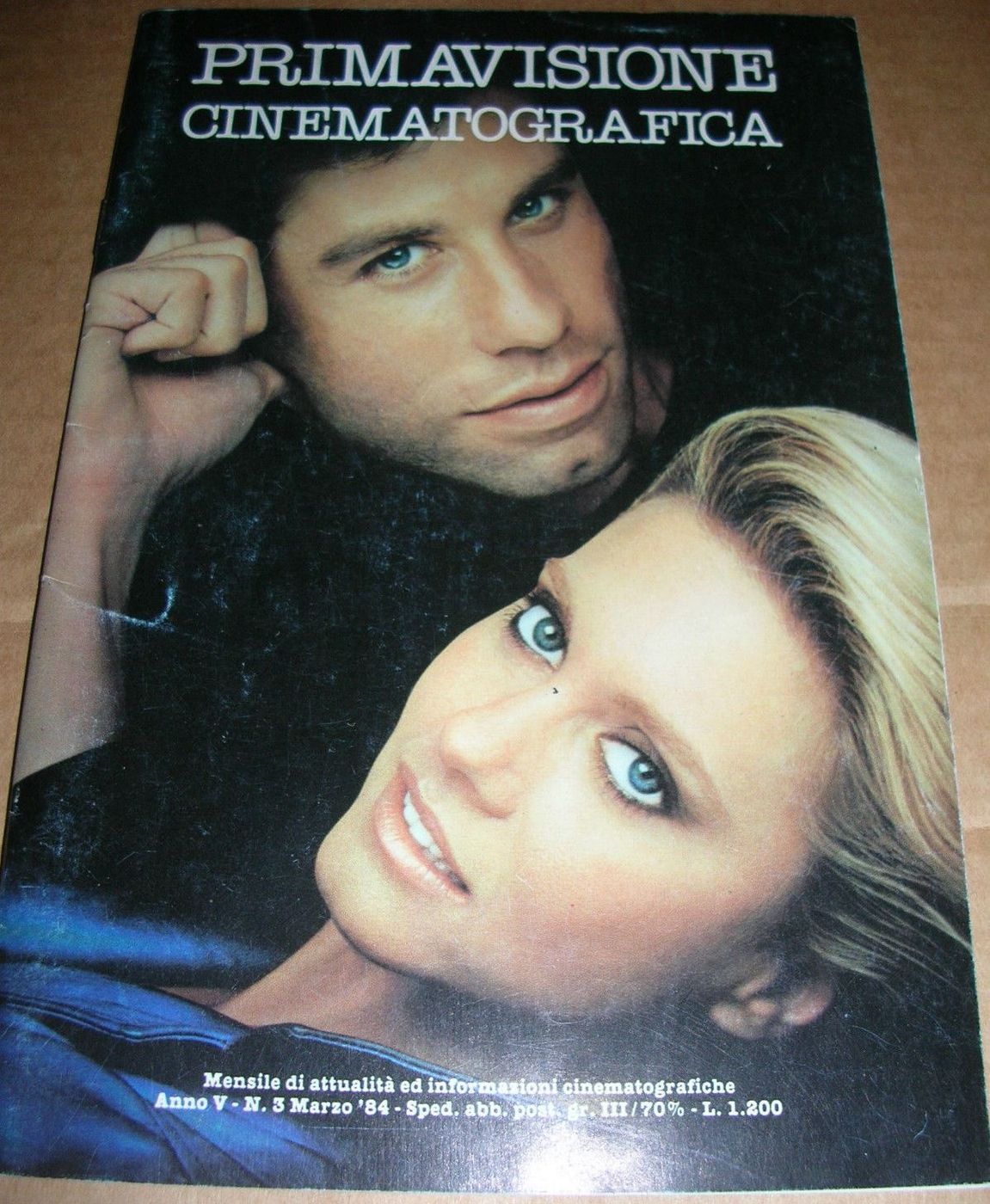 PRIMAVISIONE CINEMATOGRAFICA magazine side cover March 1984