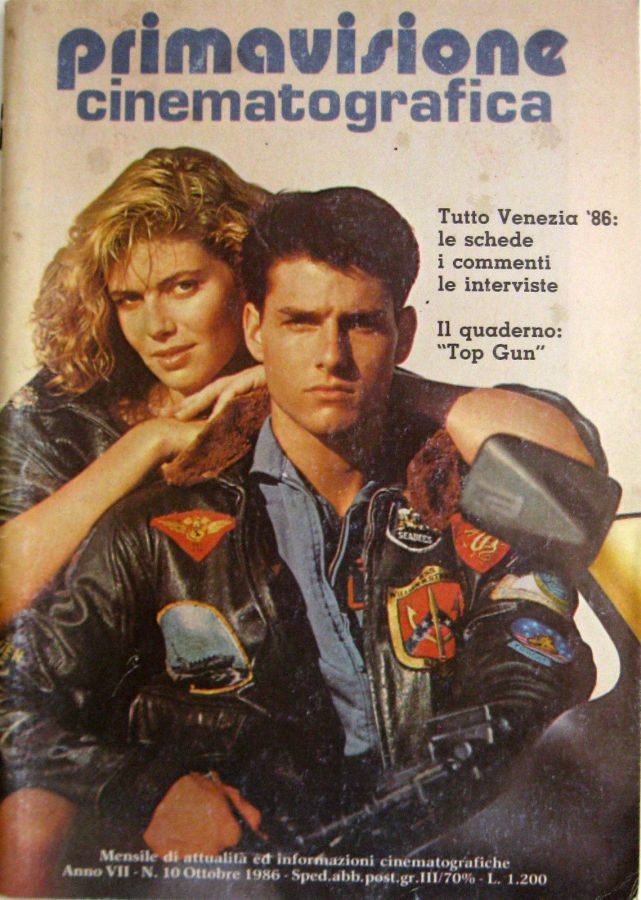 PRIMAVISIONE CINEMATOGRAFICA magazine side cover  October 1986