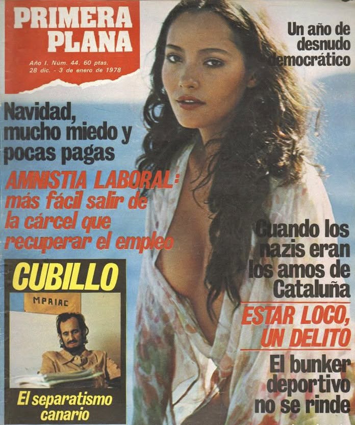 PRIMERA PLANA magazine side cover Issue 44 28 December 1977