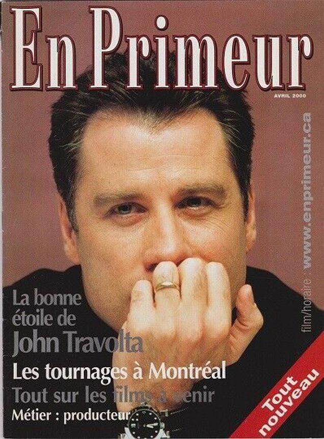 EN PRIMEUR magazine side cover  April 2000