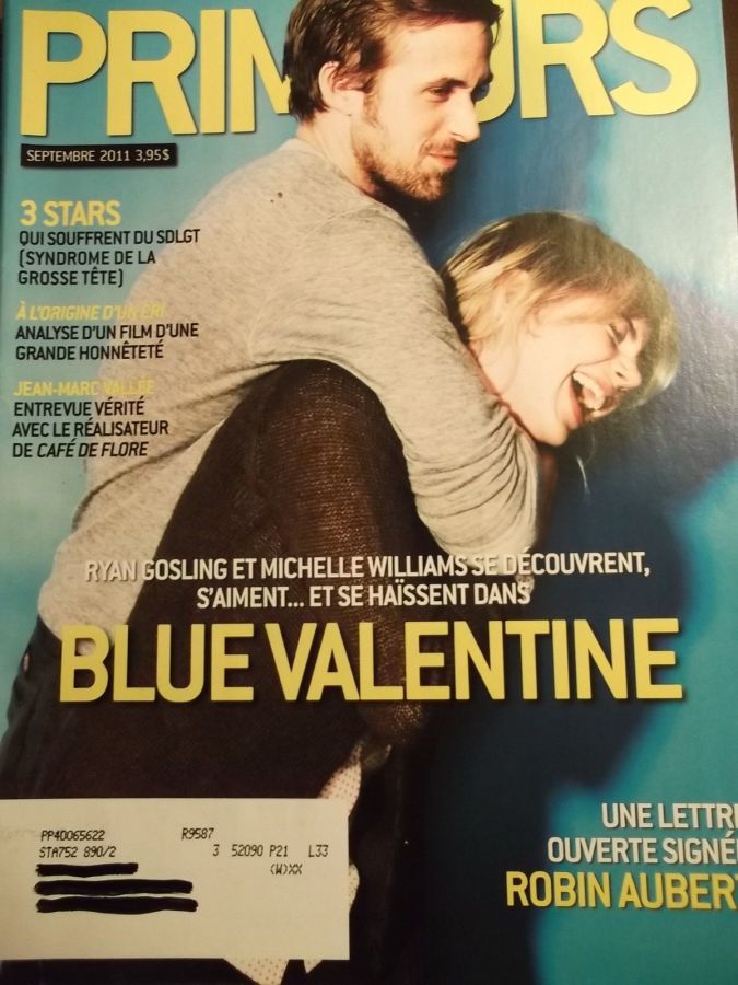 PRIMEURS magazine side cover September 2011