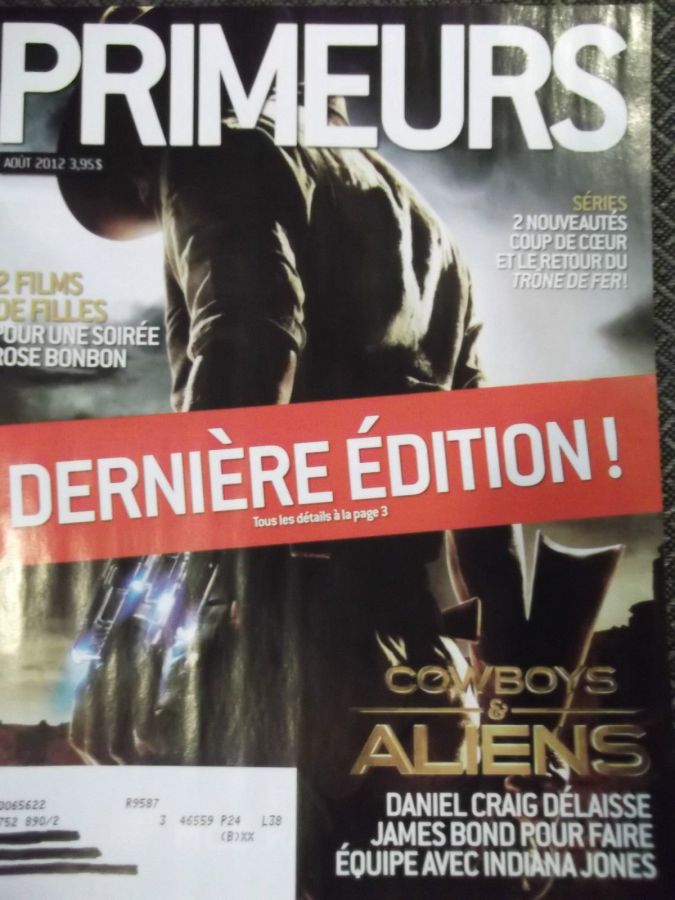 PRIMEURS magazine side cover August 2012
