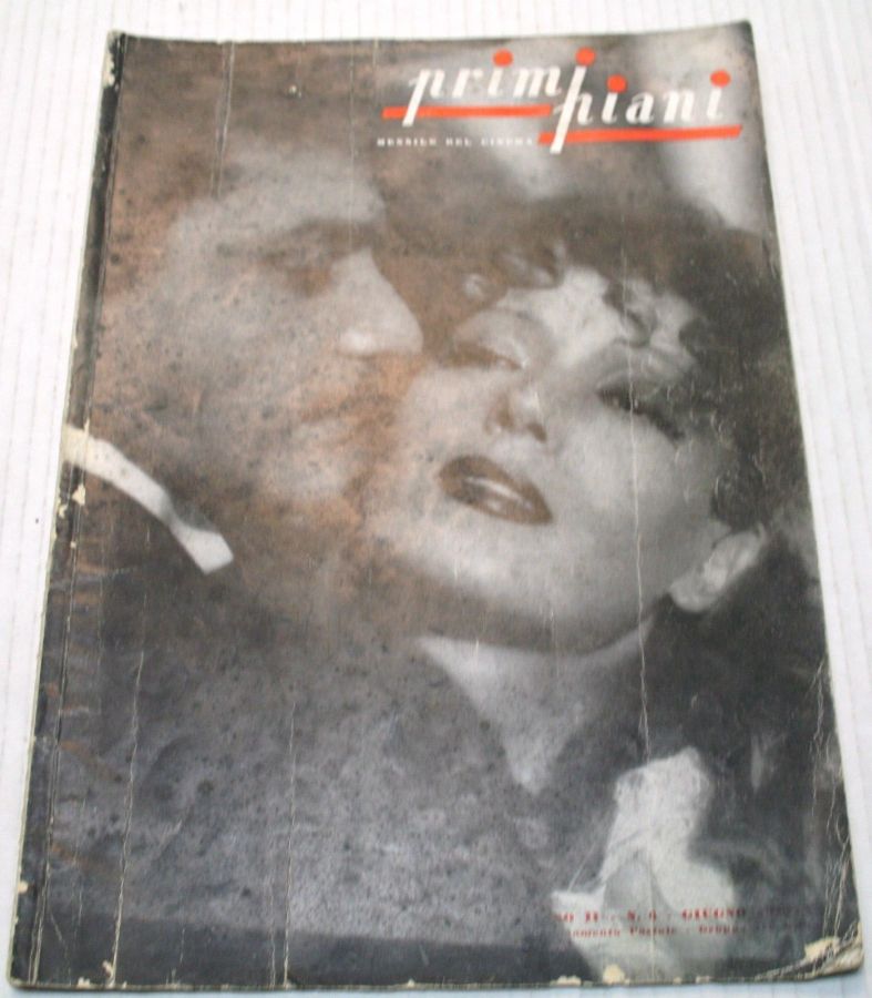 PRIMI PIANI magazine side cover  June 1942