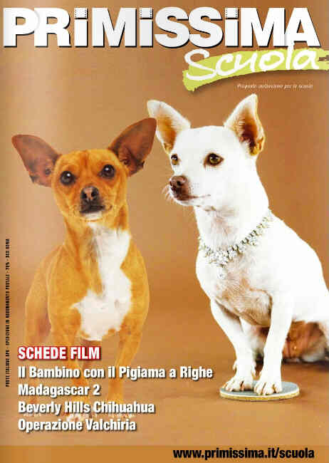 PRIMISSIMA SCUOLA magazine side cover December 2008