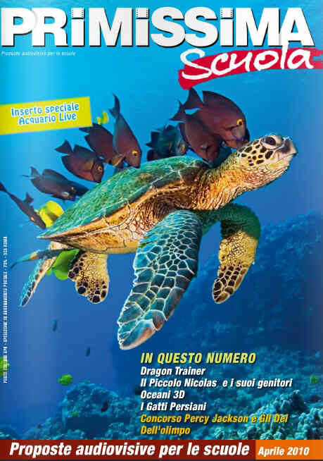 PRIMISSIMA SCUOLA magazine side cover April 2010