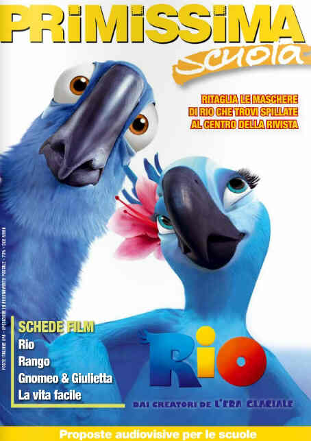PRIMISSIMA SCUOLA magazine side cover February/March 2011
