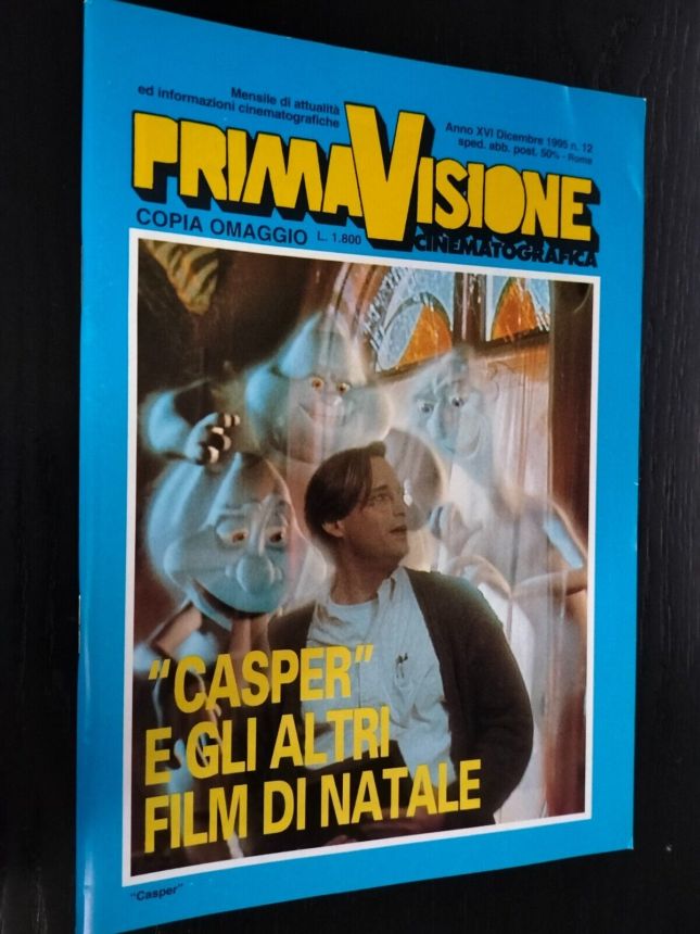 PRIMAVISIONE CINEMATOGRAFICA magazine side cover  December 1995