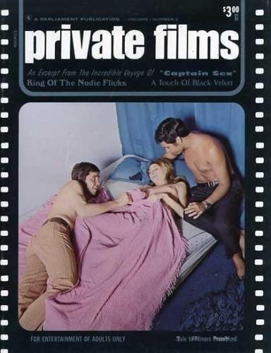 PRIVATE FILMS magazine side cover Issue 3  1970