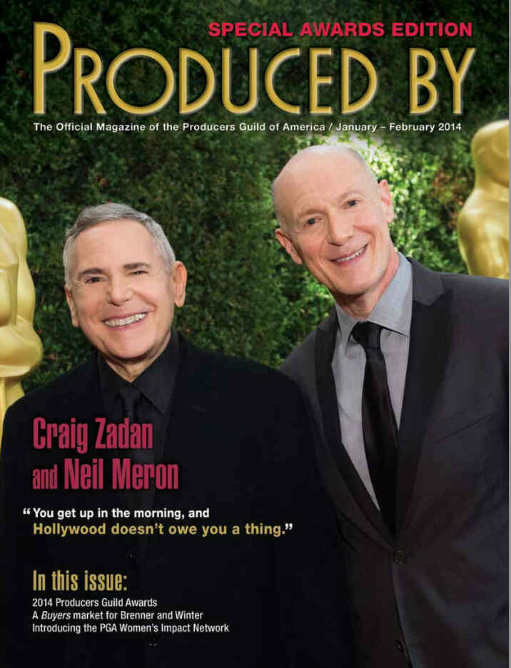 PRODUCED BY magazine side cover January/February 2014