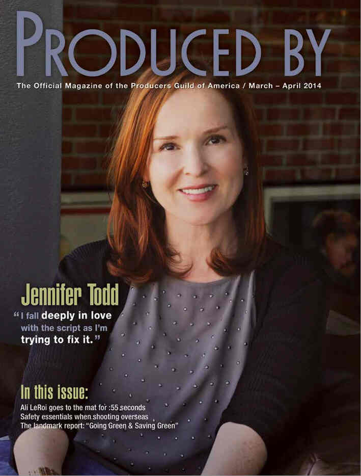 PRODUCED BY magazine side cover March/April 2014