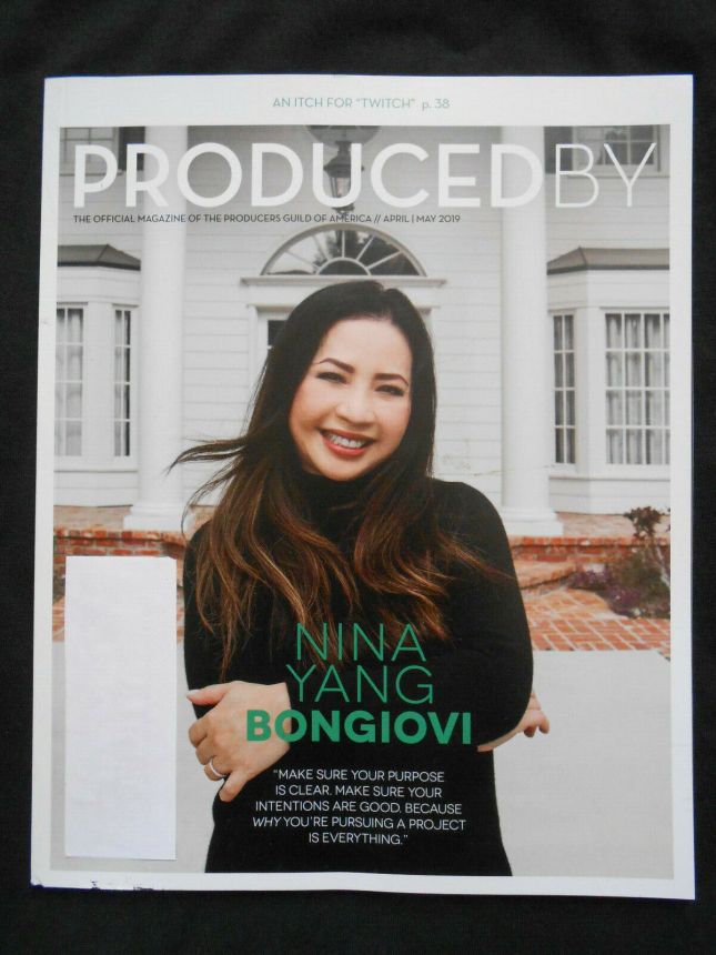 PRODUCED BY magazine side cover  April/May 2019