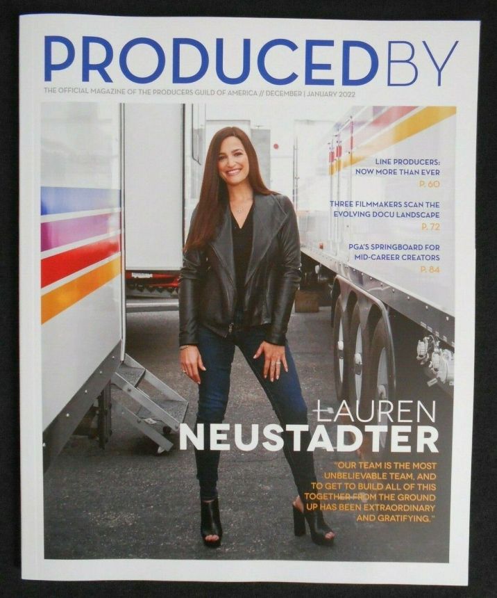 PRODUCED BY magazine side cover  December 2021/ January 2022 