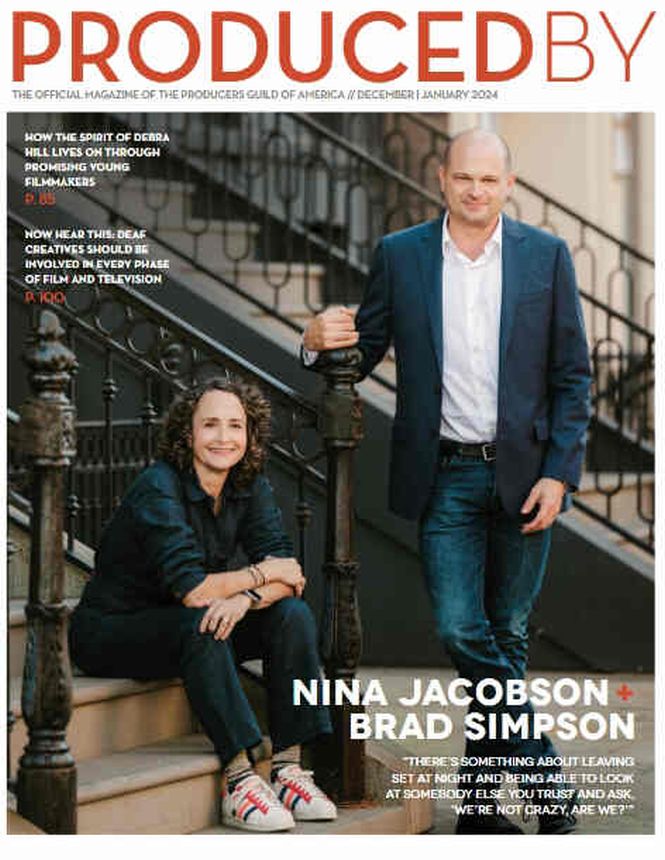 PRODUCED BY magazine side cover  December 2023/ January 2024 