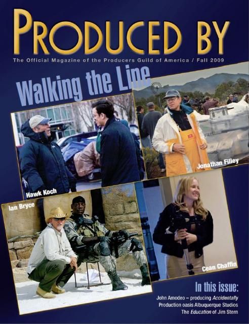 PRODUCED BY magazine side cover Fall 2009