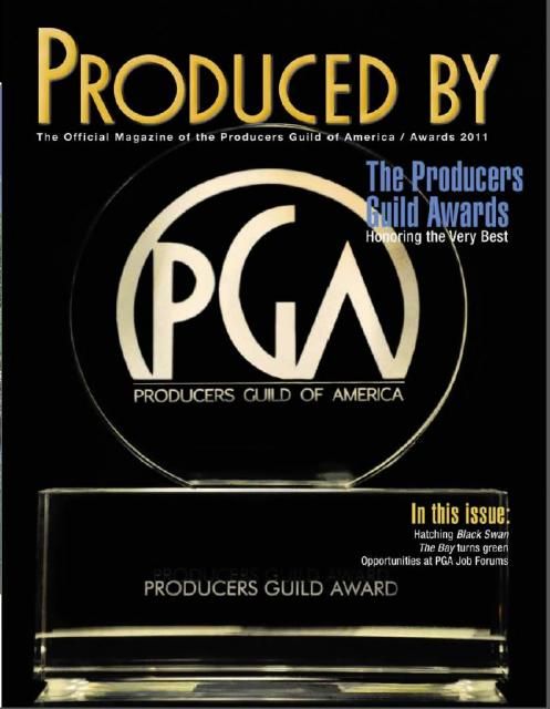 PRODUCED BY magazine side cover Awards 2011