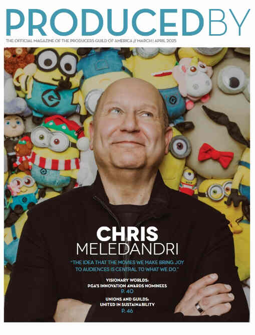 PRODUCED BY magazine side cover March/April 2025