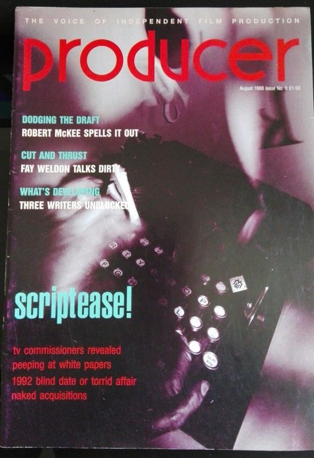 PRODUCER magazine side cover Issue 5  August 1988