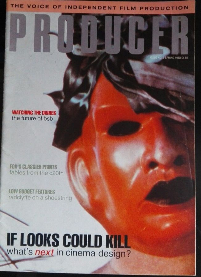 PRODUCER magazine side cover Issue 3 Spring 1988