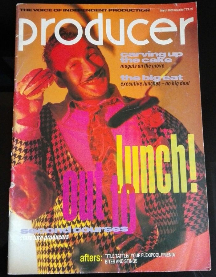 PRODUCER magazine side cover Issue 7  March 1989