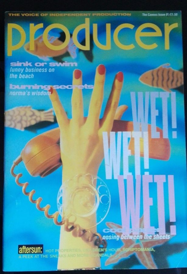 PRODUCER magazine side cover Issue 8  August 1989