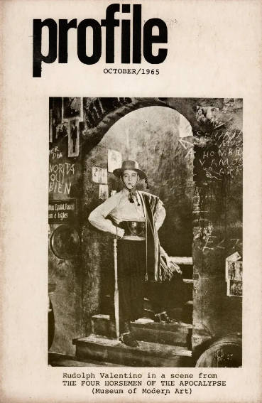 PROFILE magazine side cover  October 1965