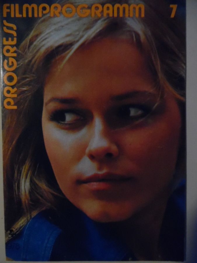 PROGRESS FILM PROGRAMM (1970s-90s) magazine side cover Issue 7   1978
