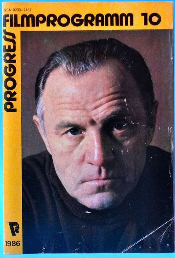 PROGRESS FILM PROGRAMM (1970s-90s) magazine side cover Issue 10   1986