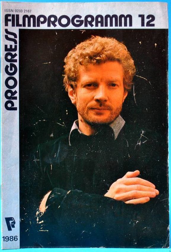 PROGRESS FILM PROGRAMM (1970s-90s) magazine side cover Issue 12   1986