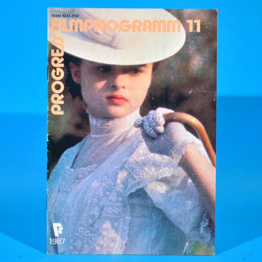 PROGRESS FILM PROGRAMM (1970s-90s) magazine side cover Issue 11   1987