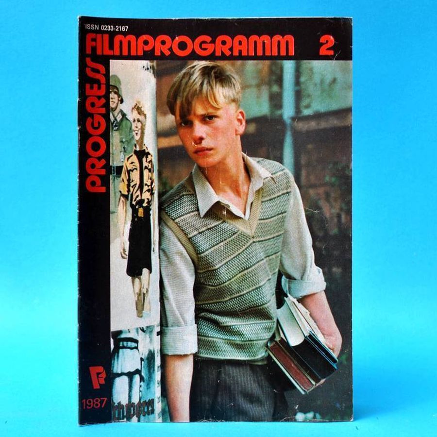 PROGRESS FILM PROGRAMM (1970s-90s) magazine side cover Issue 2   1987