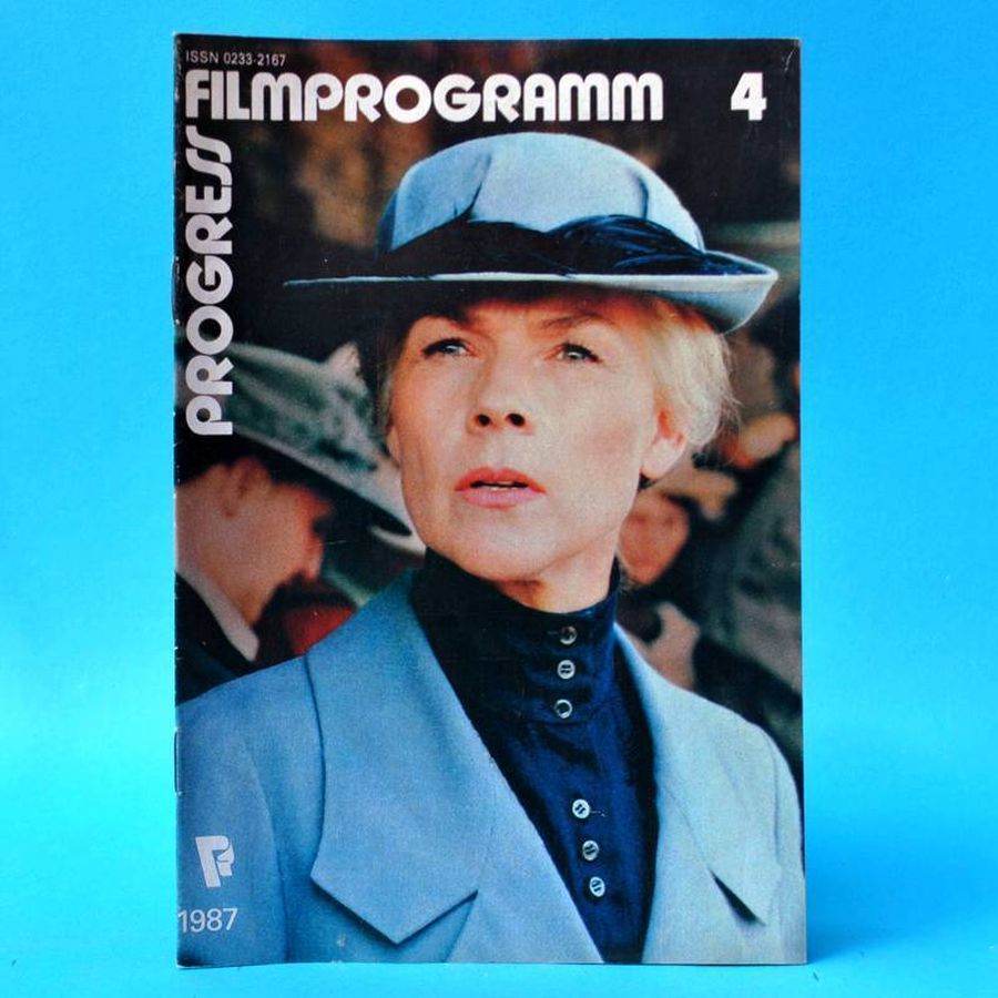PROGRESS FILM PROGRAMM (1970s-90s) magazine side cover Issue 4   1987
