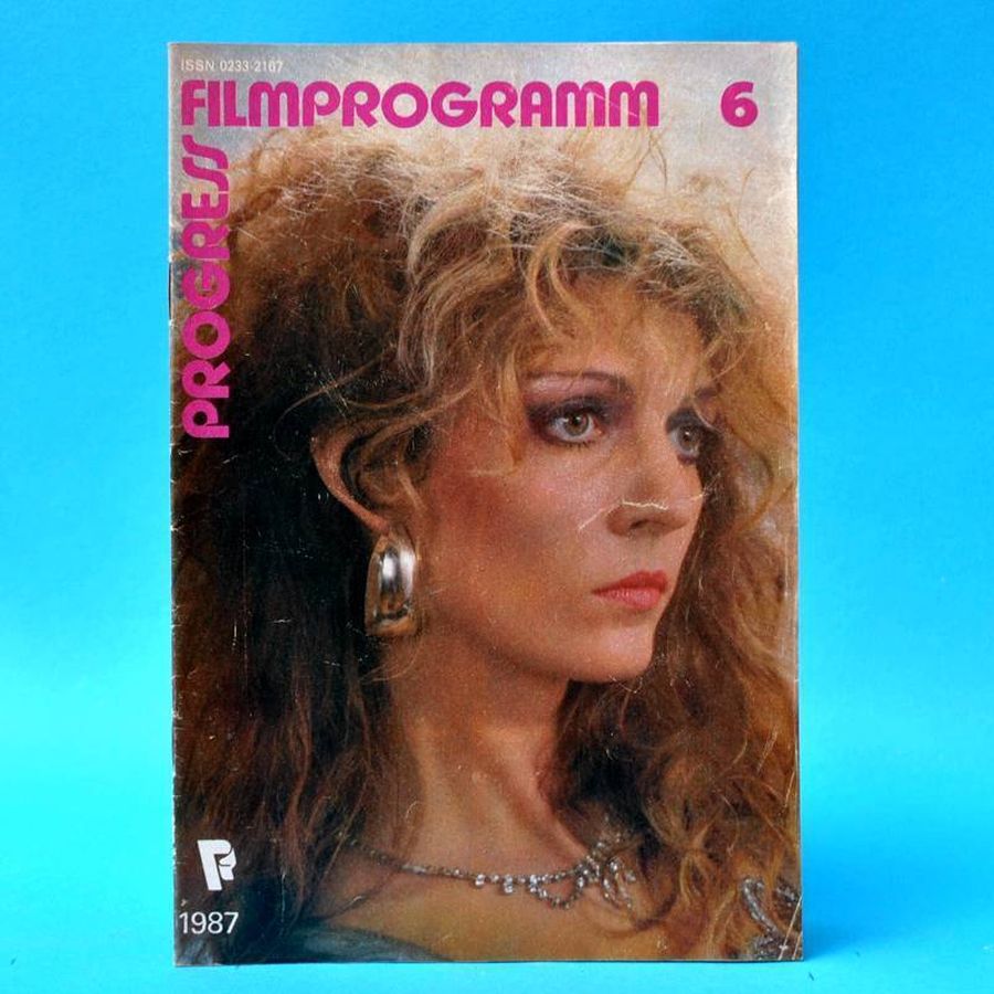 PROGRESS FILM PROGRAMM (1970s-90s) magazine side cover Issue 6   1987