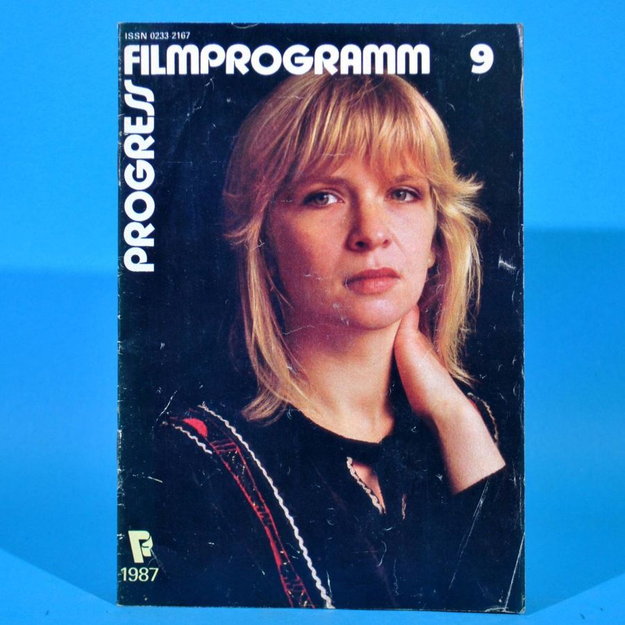 PROGRESS FILM PROGRAMM (1970s-90s) magazine side cover Issue 9   1987
