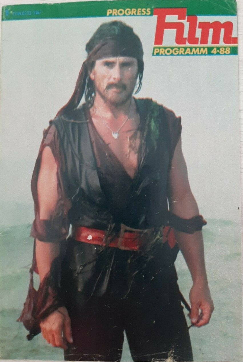 PROGRESS FILM PROGRAMM (1970s-90s) magazine side cover Issue 4   1988