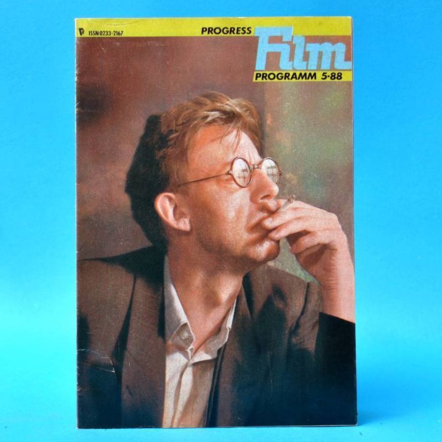 PROGRESS FILM PROGRAMM (1970s-90s) magazine side cover Issue 5   1988
