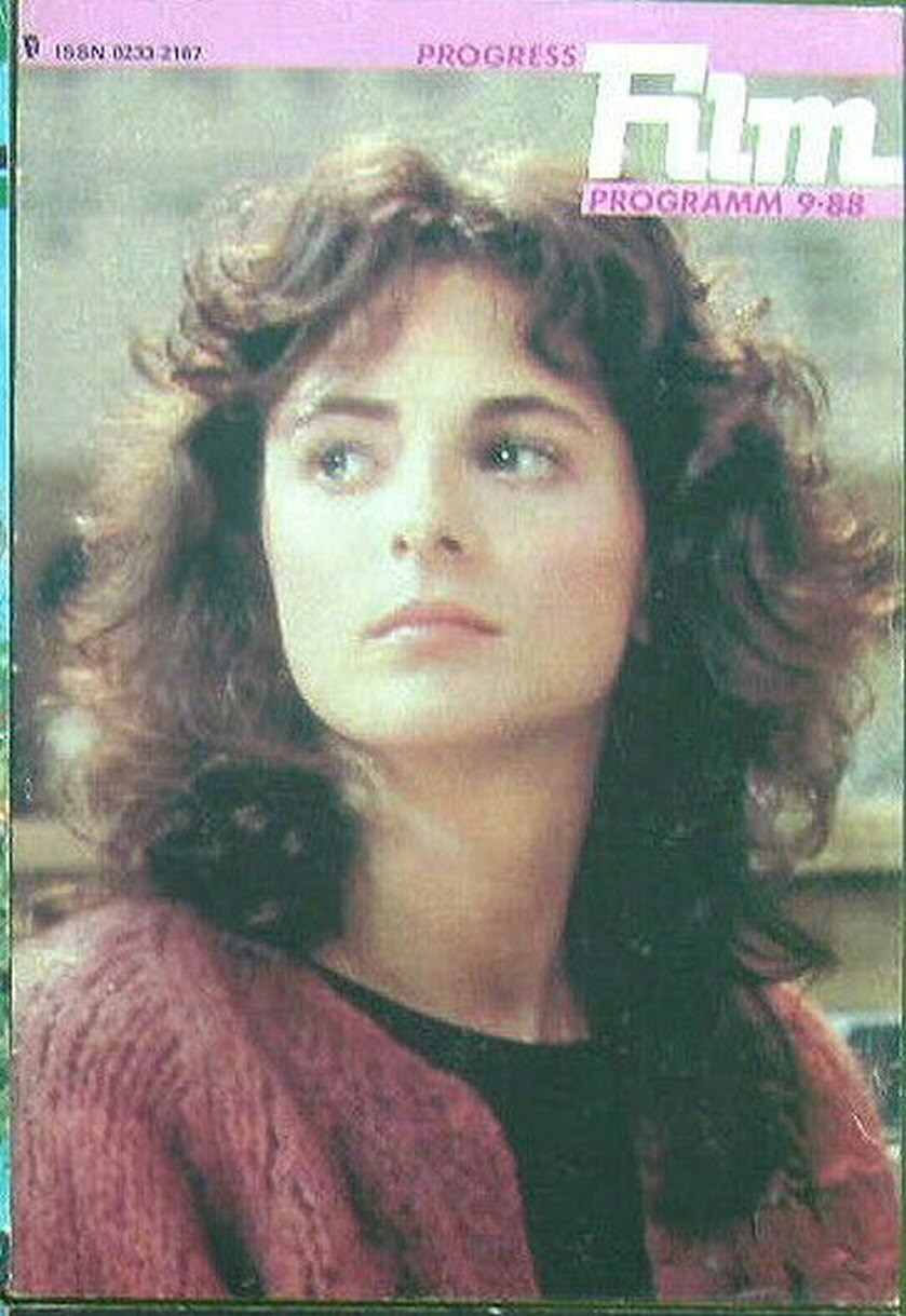 PROGRESS FILM PROGRAMM (1970s-90s) magazine side cover Issue 9   1988