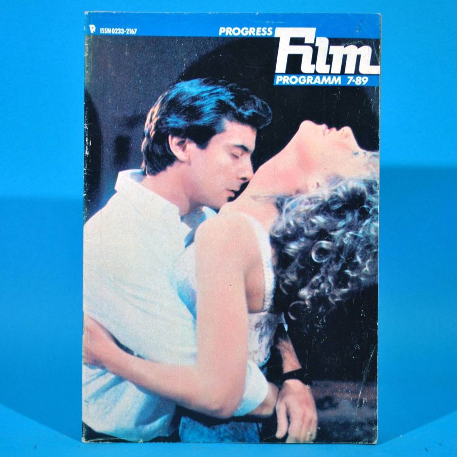 PROGRESS FILM PROGRAMM (1970s-90s) magazine side cover Issue 7   1989