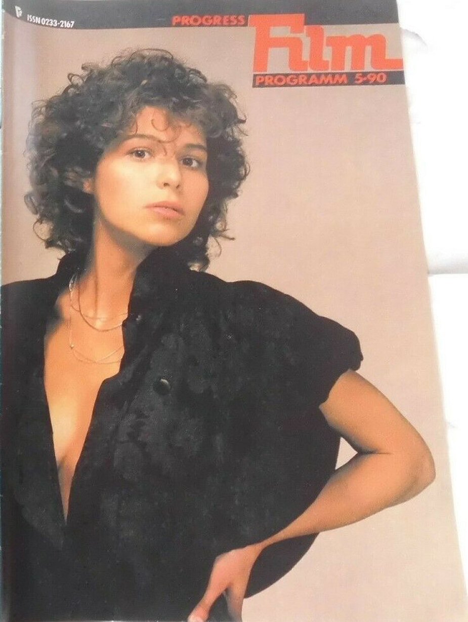 PROGRESS FILM PROGRAMM (1970s-90s) magazine side cover Issue 5   1990