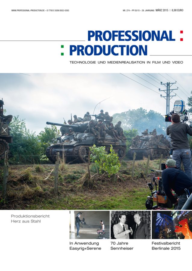 PROFESSIONAL PRODUCTION magazine side cover Issue 274 March 2015